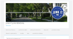 Desktop Screenshot of junkitportland.com