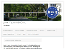 Tablet Screenshot of junkitportland.com